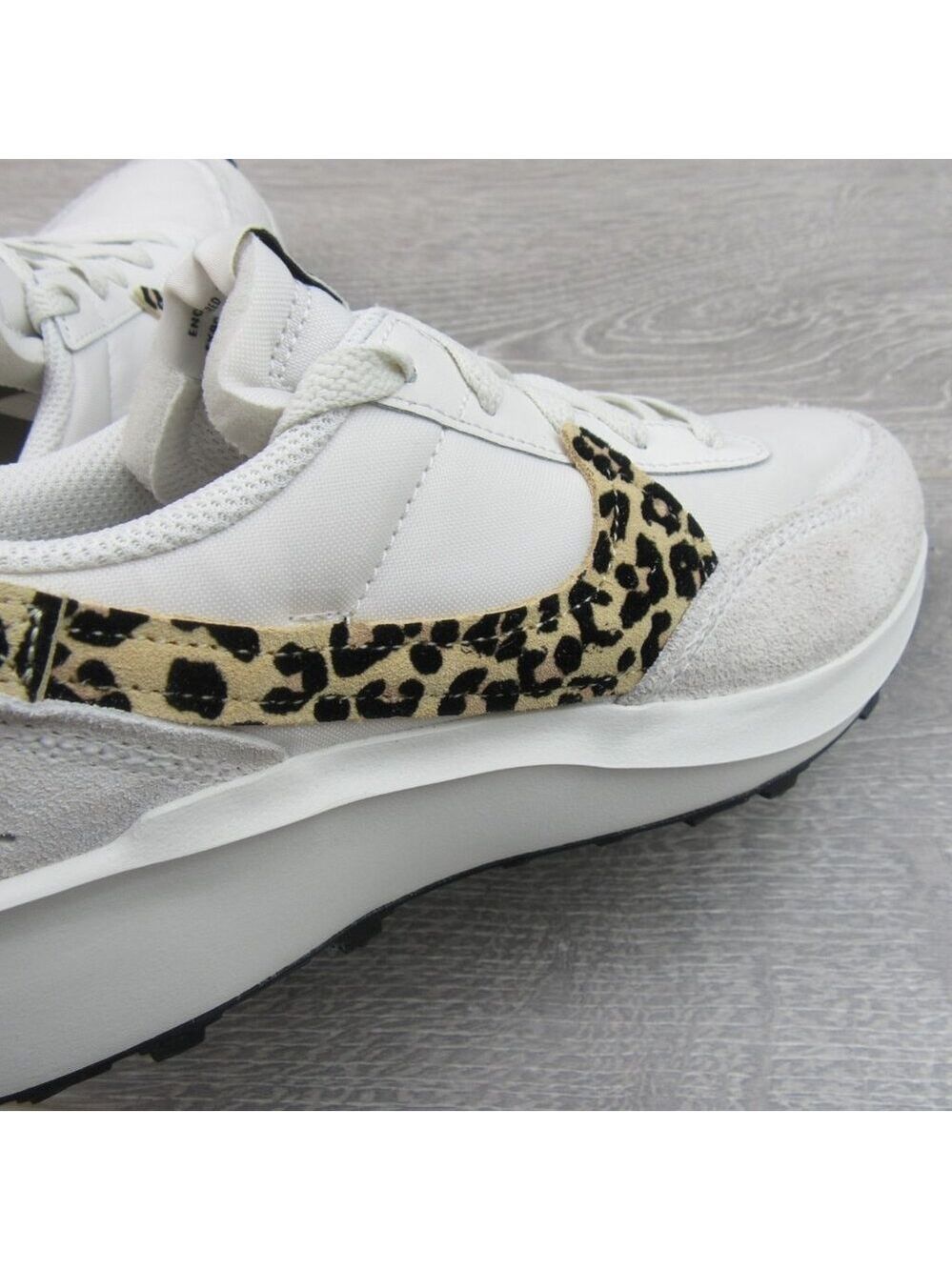 Nike Waffle Debut Leopard Women's Size 7 Phantom White Sneakers NEW - Picture 8 of 12
